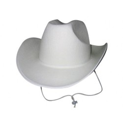 CHAPEAU COWBOY BLANC