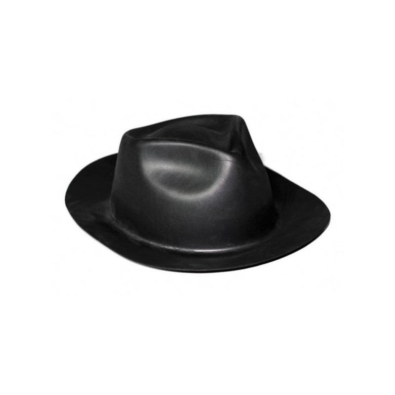 CHAPEAU AL CAPONE NOIR EVA