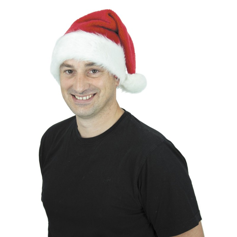 BONNET DE NOEL PELUCHE LUXE