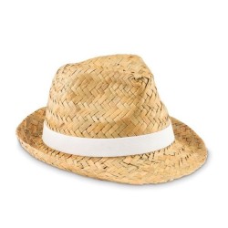 Chapeau en paille naturelle