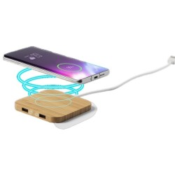 Chargeur sans fil 5W en bambou