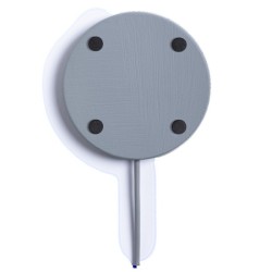 Chargeur sans fil 5w ciment et bambou