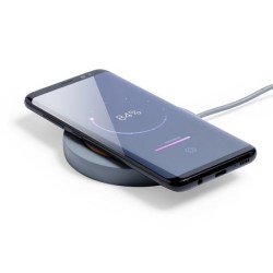 Chargeur sans fil 5w ciment et bambou