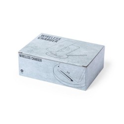 Chargeur sans fil 5w ciment et bambou