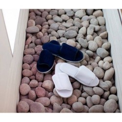 Open Toe Slippers With Side Fastening - Mules