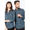 Chemise denim manches longues Kariban