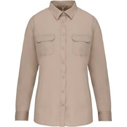 Chemise safari manches longues femme - kariban