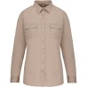 Chemise safari manches longues femme - kariban