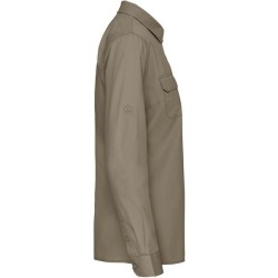 Chemise safari manches longues femme - kariban
