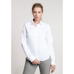 Chemise popeline manches longues femme
