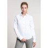 Chemise popeline manches longues femme