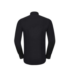 Chemise stretch contrastée