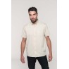 Chemise mc en coton sergé épais