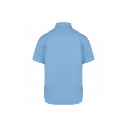 Chemise mc en coton sergé épais