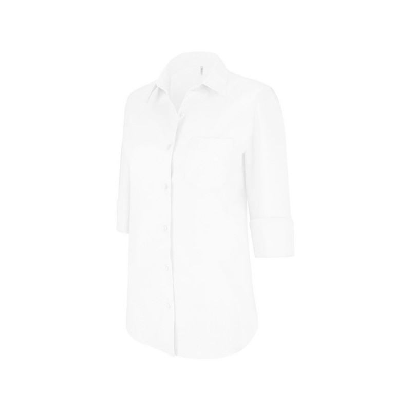 Chemise manches 3/4 femme