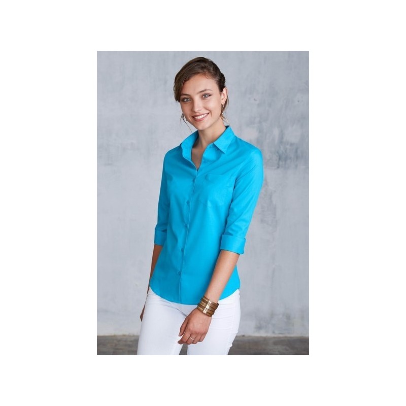 Chemise manches 3/4 femme