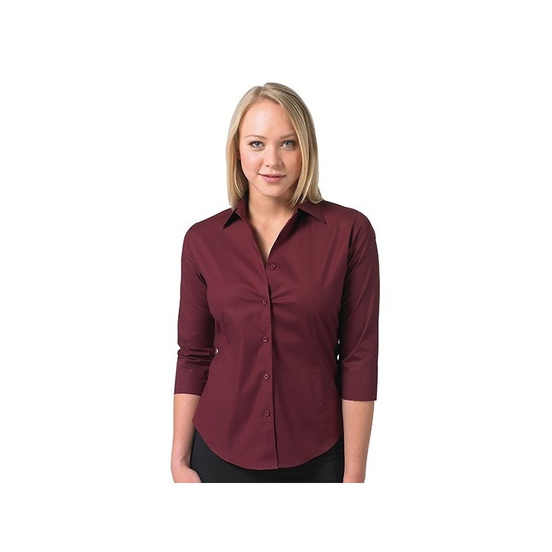 Chemise ajustée femme manches 3/4 Russell Collection