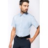 Chemise popeline manches courtes