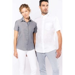 Chemise oxford manches courtes