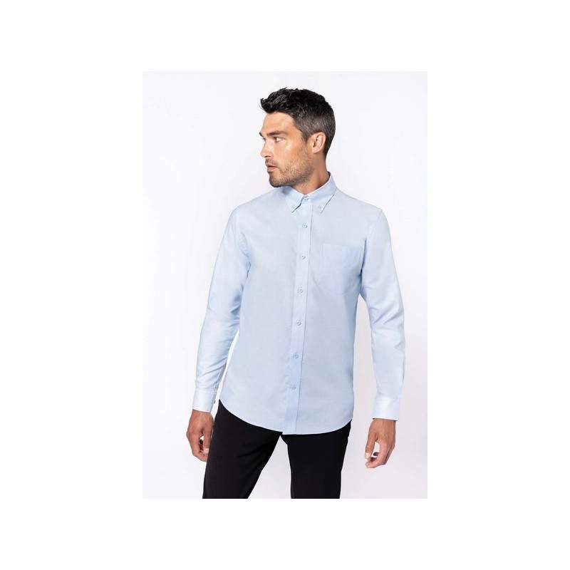 Chemise oxford manches longues