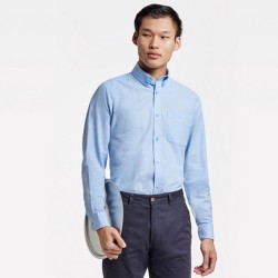 OXFORD  - Chemise homme avec poche côté coeur