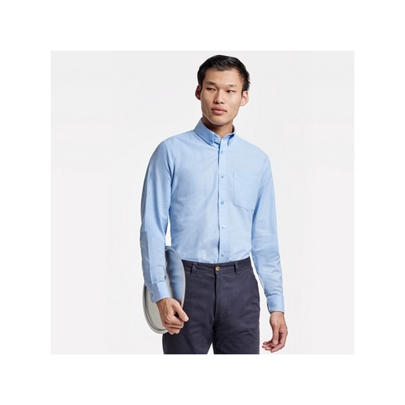 OXFORD  - Chemise homme avec poche côté coeur