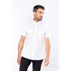 Chemise pilote manches courtes kariban