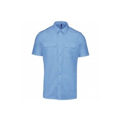 Chemise pilote manches courtes kariban