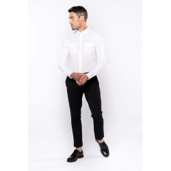 Chemise pilote manches longues Kariban