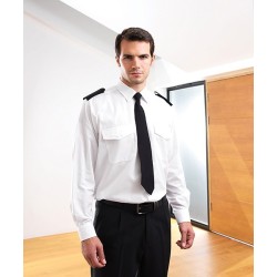 Chemise pilote manches courtes homme
