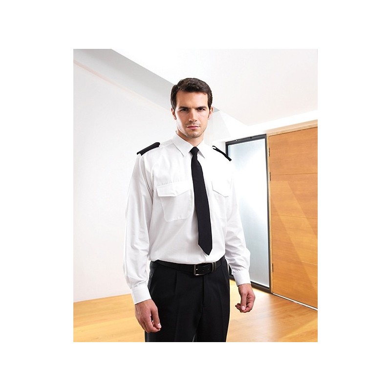 Chemise pilote manches courtes homme