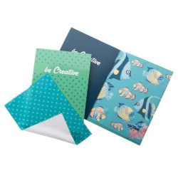 Chiffonnette avec carte postale