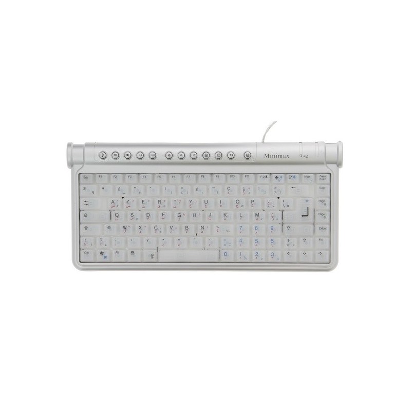 Clavier compact minimax retro-eclaire fr-arabe.