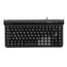 Clavier compact minimax francais-arabe noir 2 ports usb
