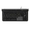 Clavier compact minimax francais-hébreu noir 2 ports usb