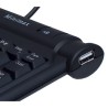 Clavier compact minimax francais-hébreu noir 2 ports usb