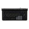 Clavier compact minimax francais-russe noir 2 ports usb