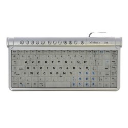 Clavier compact minimax lumineux grandes lettres