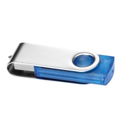 Clé USB pivotante translucide - 2 go