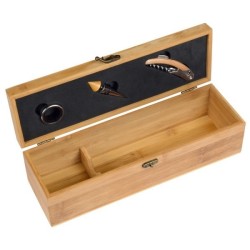 Coffret à vin en bambou