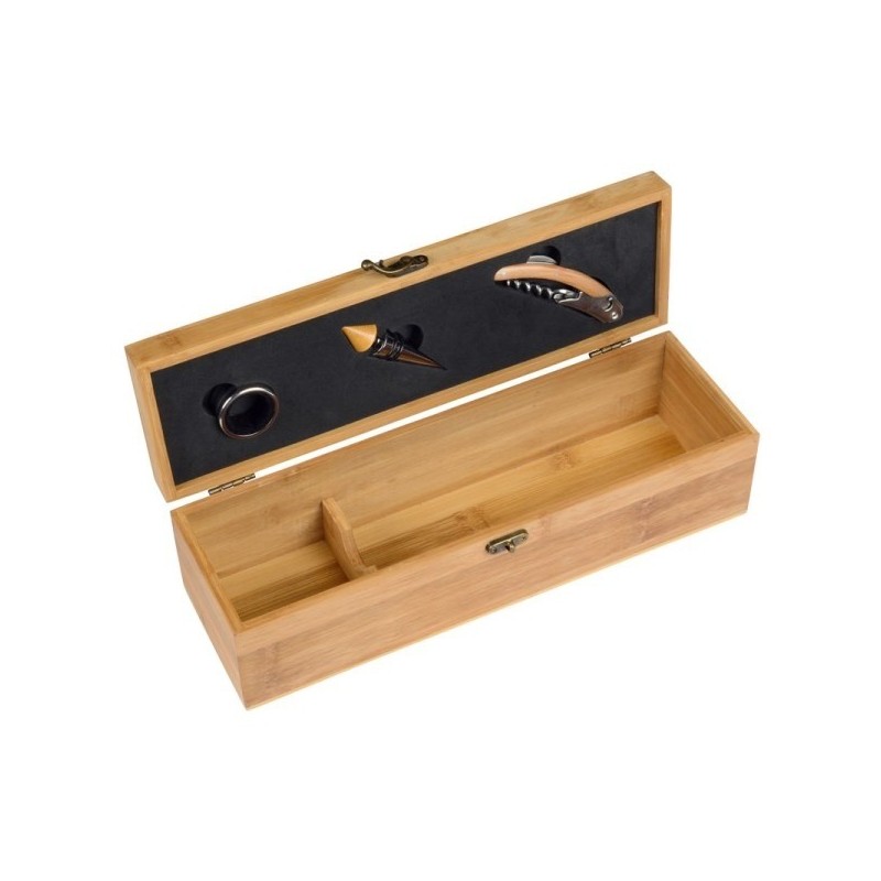 Coffret à vin en bambou