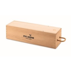 Coffret bouteille en bois