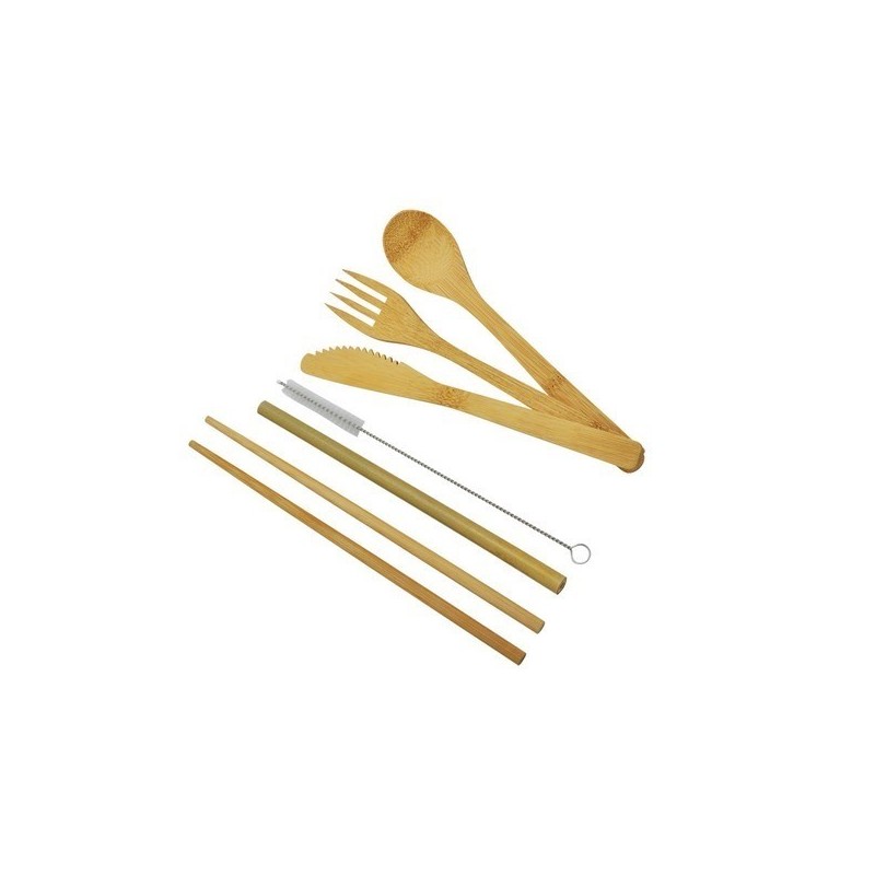 Grand set de couverts bambou