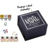 Coffret chocolat 6 carrés premium