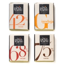 Coffret chocolat 6 carrés premium