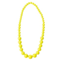COLLIER PERLE NEON VERT