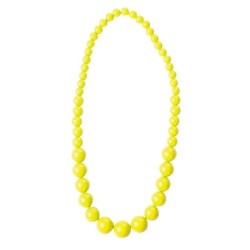 COLLIER PERLE NEON VERT