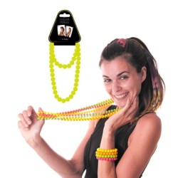 COLLIER PERLES VERT