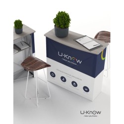 Comptoir d'accueil - bar velcro