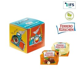 Mini-cube publicitaire avec Ferrero Küsschen